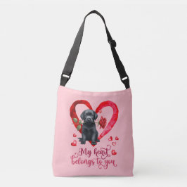 Bolsa Ajustável Labrador Retriever Watercolor V-Day Crossbody