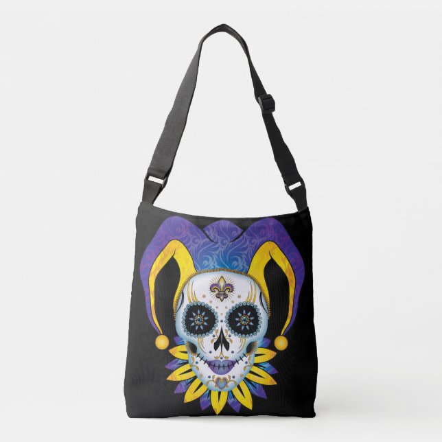 Bolsa Ajustável Lady Jester Skull (Frente)