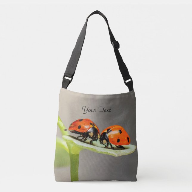 Bolsa Ajustável Ladybugs Beetles Crossbody Bag (Frente)