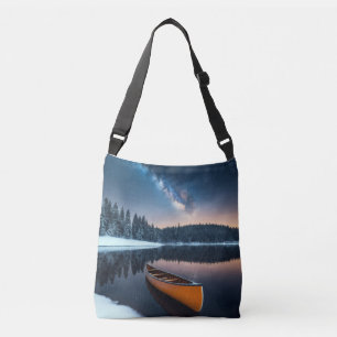 Bolsa Ajustável Lago Natureza Ao Ar Livre Paisagem Calma Pacífico 