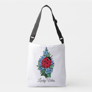Bolsa Ajustável Lagybird Cute De Cana-De-Vinho Com Flores Selvagen