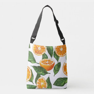 Bolsa Ajustável Laranja Fruta Botânica Citrus Sem Costura