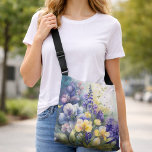 Bolsa Ajustável Large Assorted Floral Dark Colors<br><div class="desc">Be the star this summer in this pretty dark colored floral tote bag with various species of flowers in enlarged patterns</div>