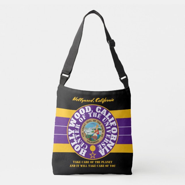 Bolsa Ajustável LARRYSTOTES HOLLYWOOD, CA3b (COU) Crossbody Bag (Frente)