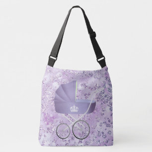 Bolsa Ajustável Lavanda Bebê Carruagem Bling
