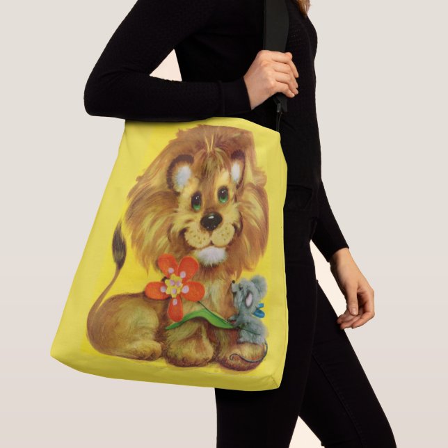 Bolsa Ajustável leão e rato (Close Up)