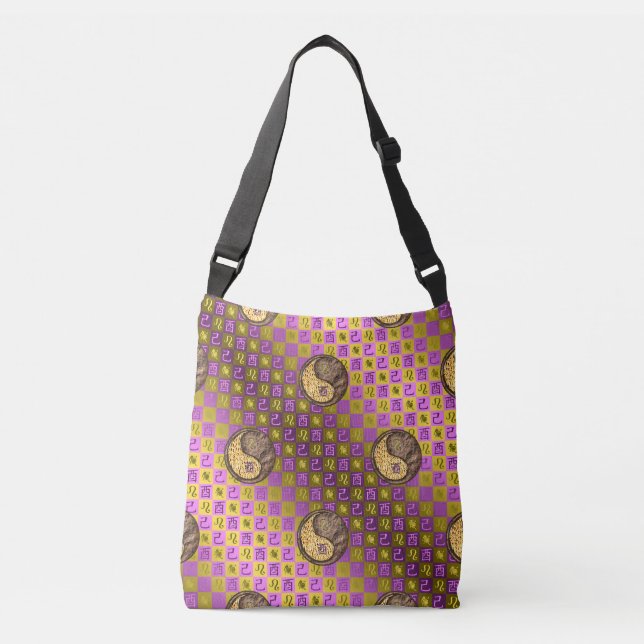 Bolsa Ajustável Leão & Galo da Terra (Frente)