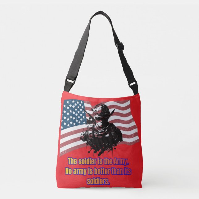 Bolsa Ajustável Legacy of the brave bright red (Frente)