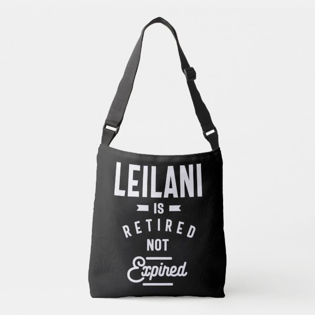 Bolsa Ajustável Leilani Personalised Name Birthday Gift (Frente)