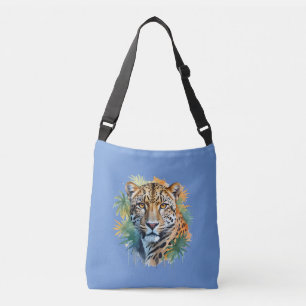Bolsa Ajustável Leopard Vetor Art Animal Na Natureza Majestosa