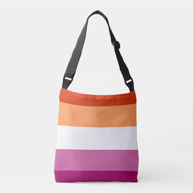 Bolsa Ajustável Lesbian Flag (Frente)