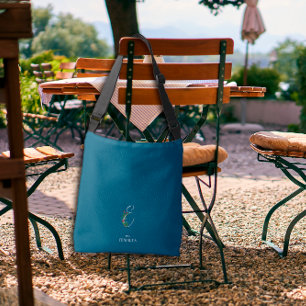Bolsa Ajustável Letra monográfica aquosa G enfermeiro azul escuro