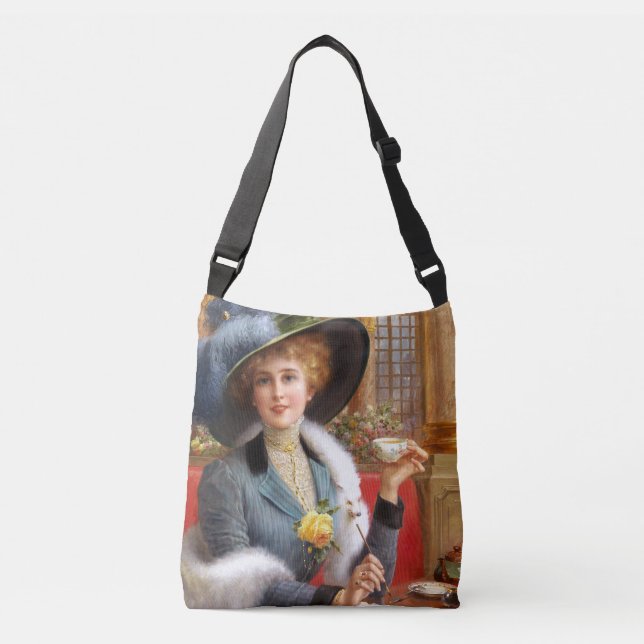 Bolsa Ajustável Letras De Queda E Chá (Frente)
