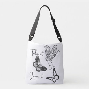 Bolsa Ajustável Leve ou Deixe Para Trás' Borboleta Estética Cinto