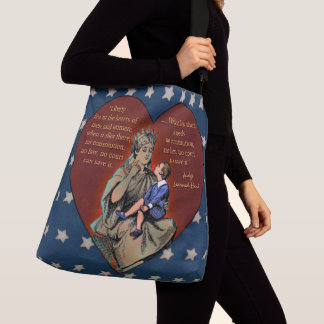 Bolsa Ajustável Liberdade no Coração - Patriótica - Personalizada