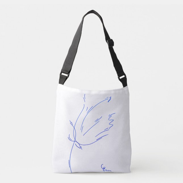 Bolsa Ajustável Lignes bleues 2 Sac fourre-tout (Frente)