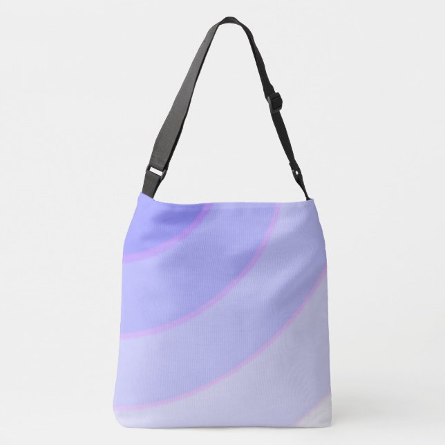 Bolsa Ajustável Lilac Circular Swirls ombre (Verso)