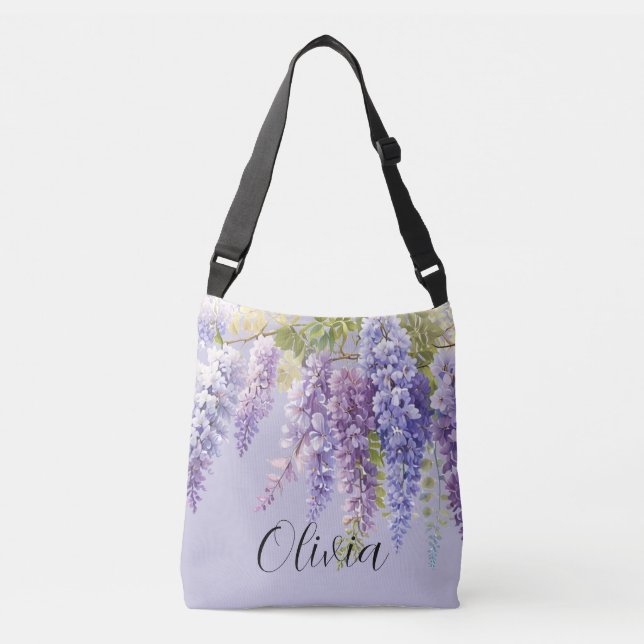 Bolsa Ajustável Lilac-do-lavanda púrpura (Frente)