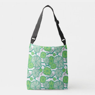 Bolsa Ajustável Lily Pad Koi Pond Pattern