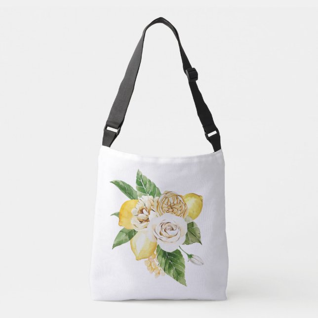 Bolsa Ajustável Limões e rosas (Frente)