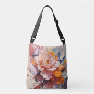 Bolsa Ajustável Linda flor grande em ambos os lados