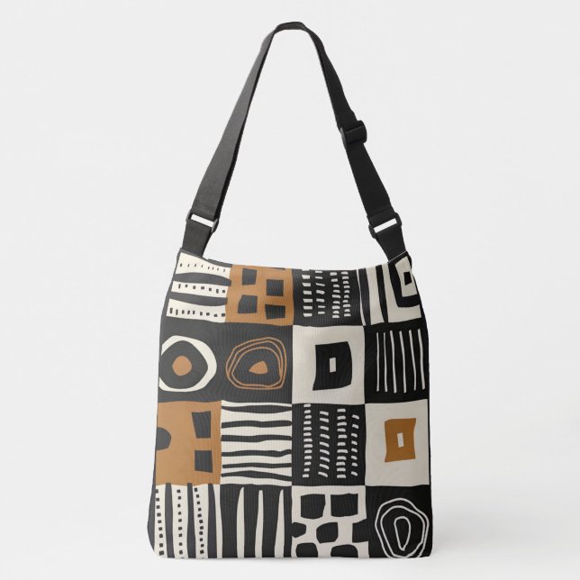 Bolsa Ajustável Linda lama de Impressão africano (Frente)