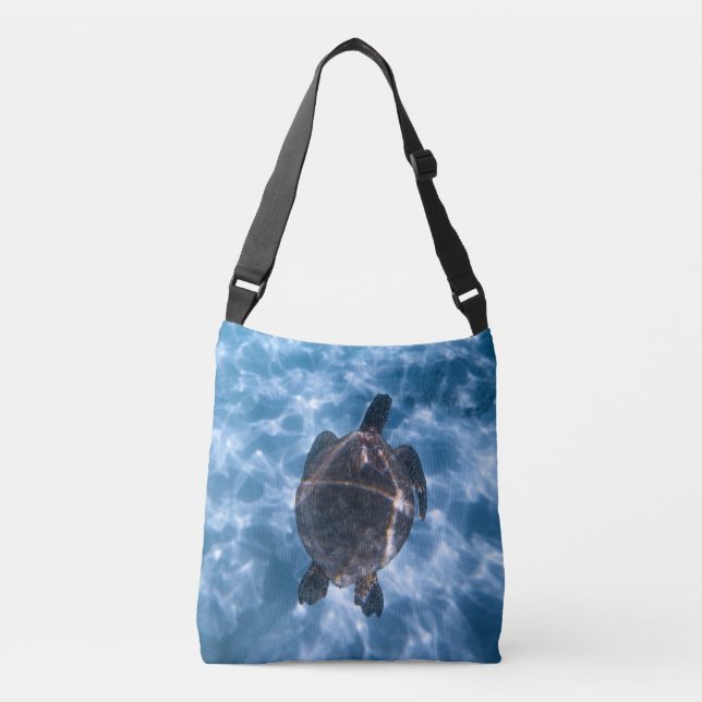 Bolsa Ajustável Linda Tartaruga Aquática | Melhor presente para a  (Frente)