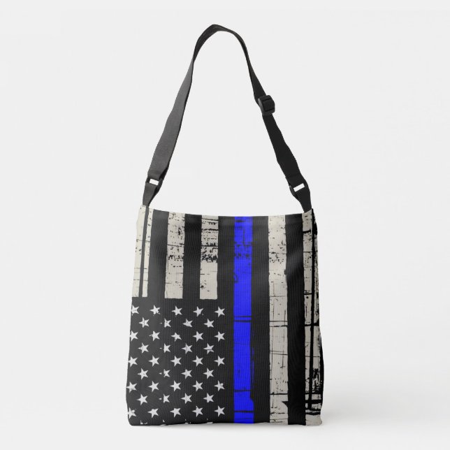 Bolsa Ajustável Linha Azul de Bandeira Americana (Verso)