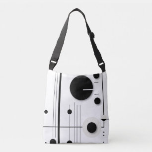 Bolsa Ajustável Linhas de Sinfonia do Círculo Geométrico Minimalis
