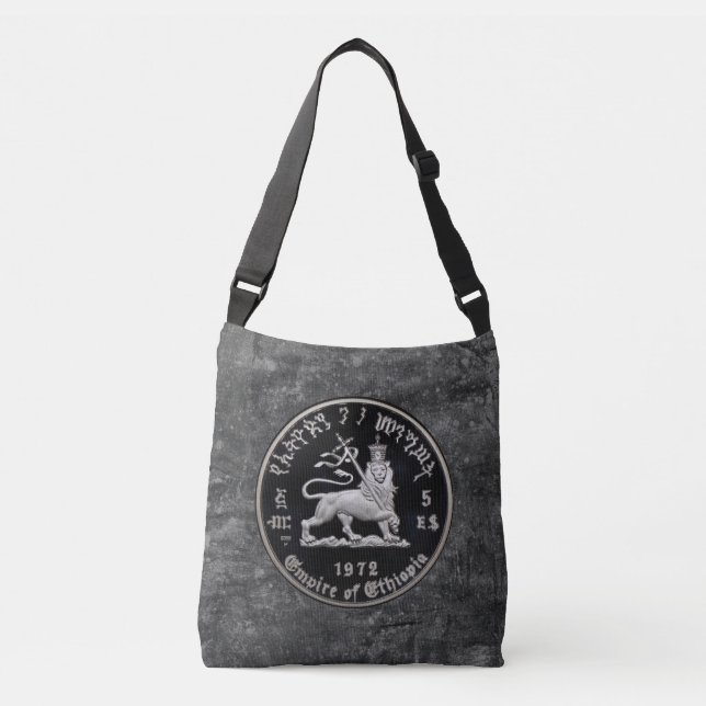 Bolsa Ajustável Lion of Judah - Jah Rastafari reggae Roots Bag - (Frente)