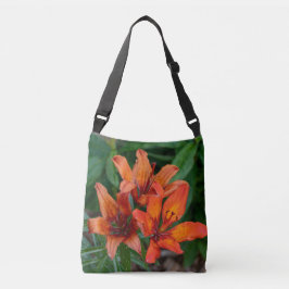 Bolsa Ajustável Lírio Floral Laranja Brilhante