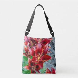 Bolsa Ajustável Lírio Stargazer Vermelho – Fotografia da Natureza