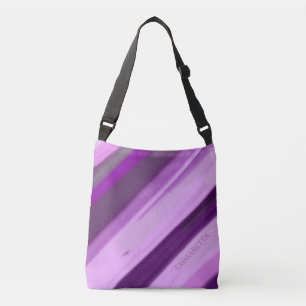Bolsa Ajustável Listras de Lavanda Roxa