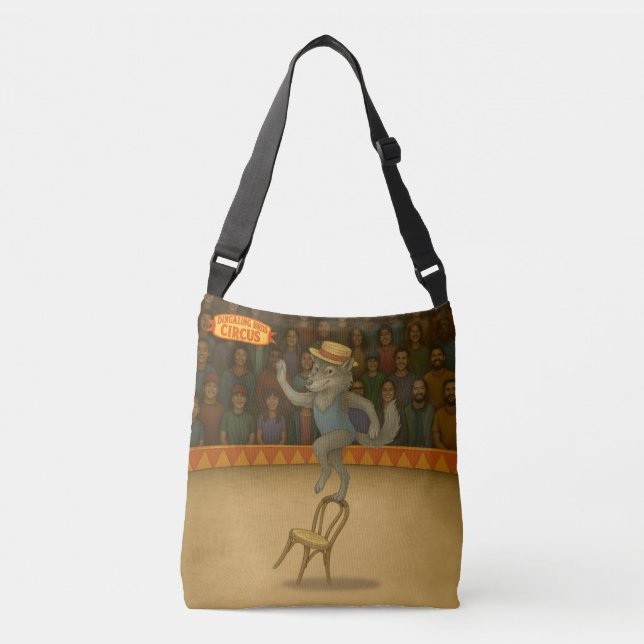 Bolsa Ajustável Lobo do circo (Frente)