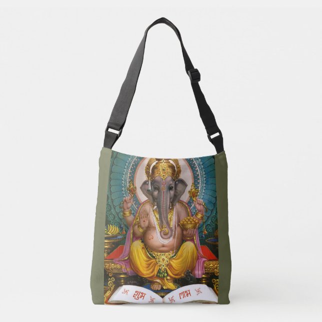 Bolsa Ajustável Lord Ganesha Indian Hindu Yoga Spiritual (Frente)