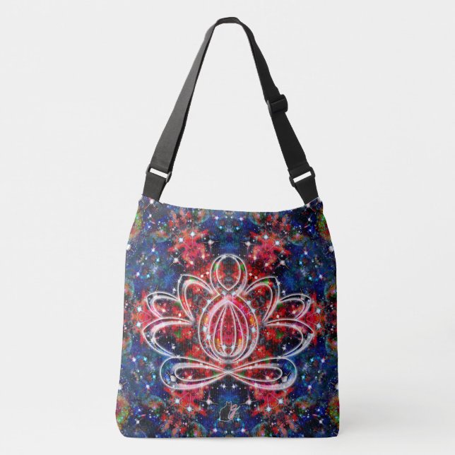 Bolsa Ajustável Lótus Zen de Cintilação (Frente)