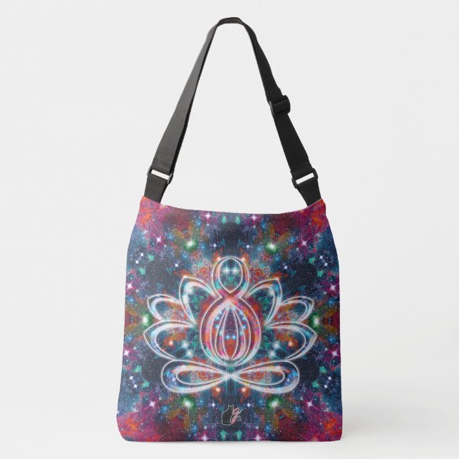 Bolsa Ajustável Lótus Zen Deslumbrante (Frente)