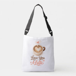 Bolsa Ajustável Love You A Latte – Cute Coffee Valentine Gift