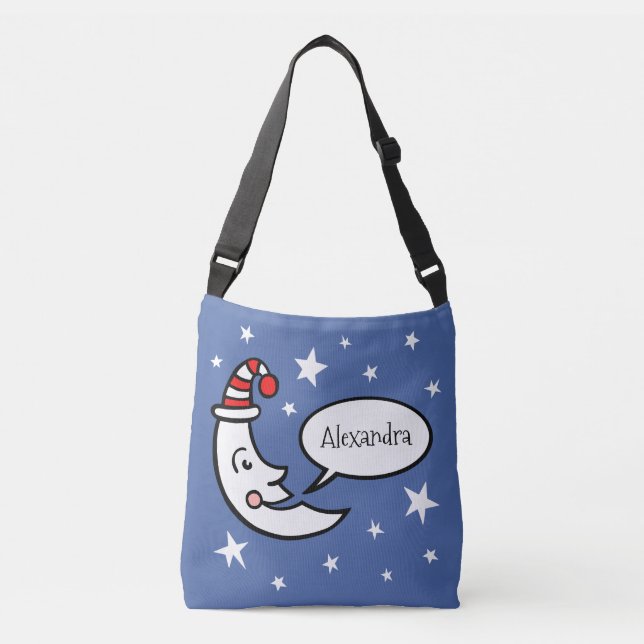 Bolsa Ajustável Lua e estrelas personalizadas (Frente)