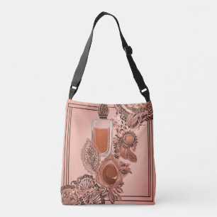 Bolsa Ajustável Luxury Beige me perfunde com arte Lace AI
