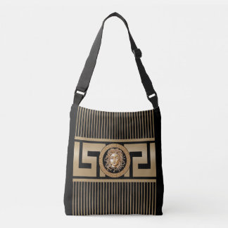 Bolsa Ajustável Luxury Medusa Medallion Cross Body Bag