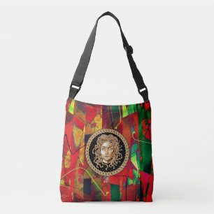 Bolsa Ajustável Luxury Medusa Medallion Cross Body Bag