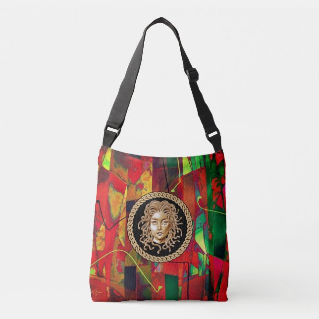 Bolsa Ajustável Luxury Medusa Medallion Cross Body Bag (Frente)
