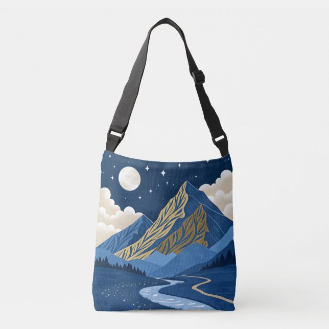 Bolsa Ajustável Luz da Lua na Montanha (Frente)