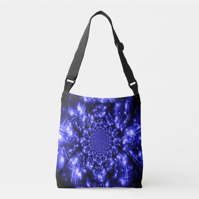Bolsa Ajustável Luzes Azuis Espelhantes (Frente)