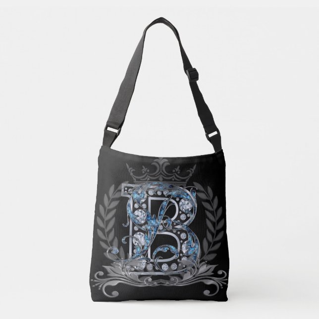 Bolsa Ajustável Lyon preto lux lv dobrado (Frente)