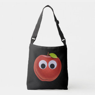 Bolsa Ajustável Maçã, fruta vermelha com olhos maliciosos - Person