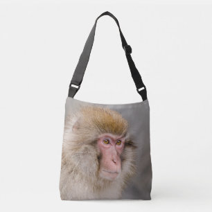 Bolsa Ajustável Macaco Japonês Na Natureza