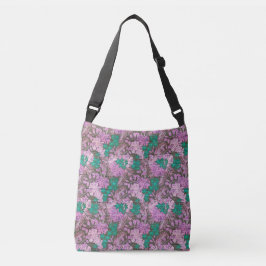 Bolsa Ajustável Madeira Floral Moderna Popular Elegante