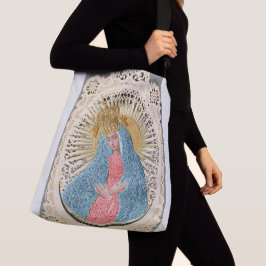 Bolsa Ajustável Madonna Rainha do Céu em Lace